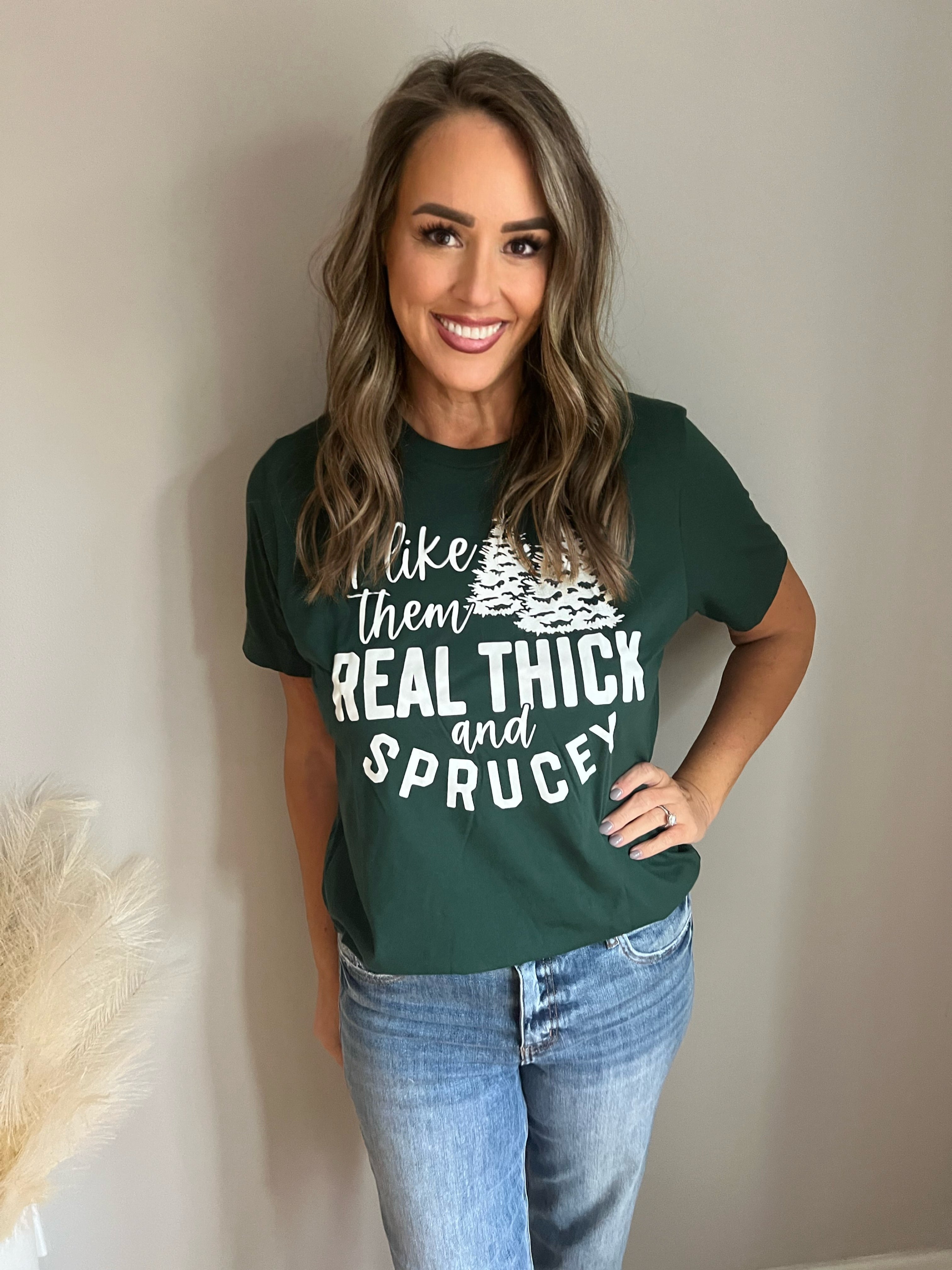 Thick & Sprucy Graphic Tee – Kasey's Closet - A Kasey Collings Company